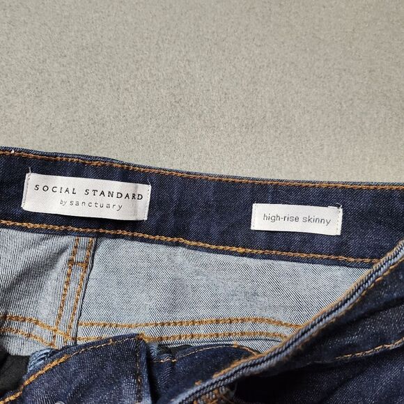 Social Standard by Sanctuary Jeans High Rise Skinny Sz 8 / 29 - Picture 7 of 14